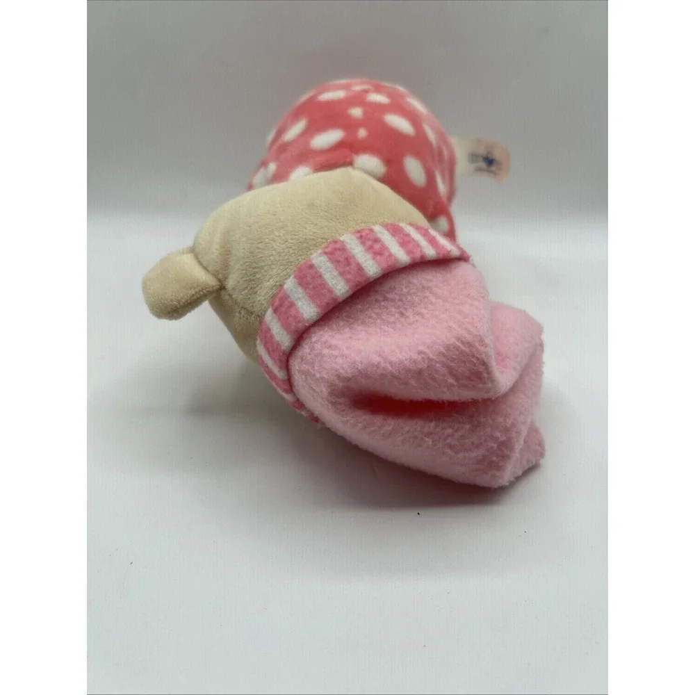 Hug Fun Interactive Praying Sleeping Bear w/Blanket Girl Pink‎ 13